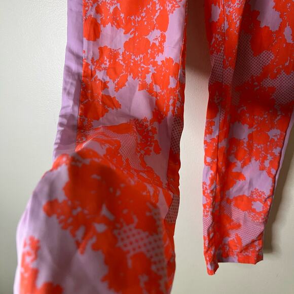 Nanette Lepore L'amour Casual Pants Pink & Orange Abstract Medium - Picture 6 of 8